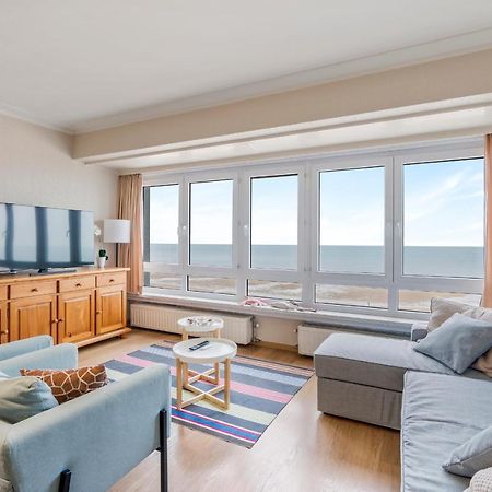 Zonnig Familie App Op Zeedijk Met Zeezicht Voor 6P Oostende Exterior foto